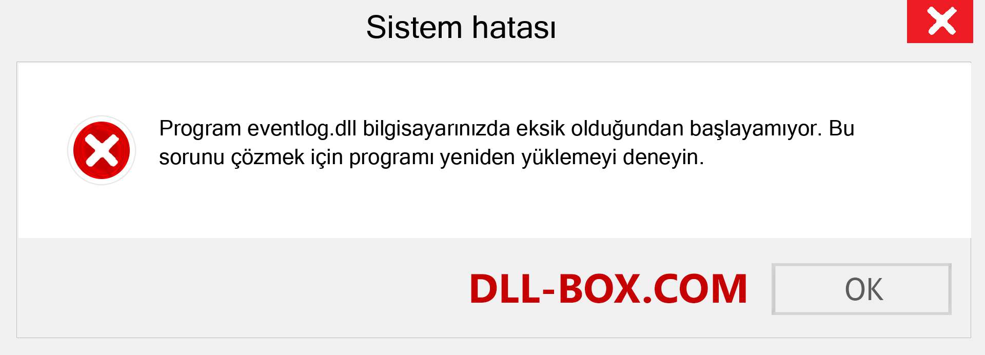 eventlog.dll dosyası eksik mi? Windows 7, 8, 10 için İndirin - Windows'ta eventlog dll Eksik Hatasını Düzeltin, fotoğraflar, resimler